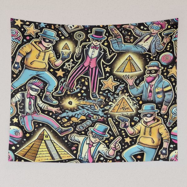Item preview, Magician Gangster Galaxy – Perfect Holiday Gift,Cadeau de vacances, Regalo de vacaciones, Festtagsgeschenk designed and sold by Imaginarium of Chaos falcon88 .