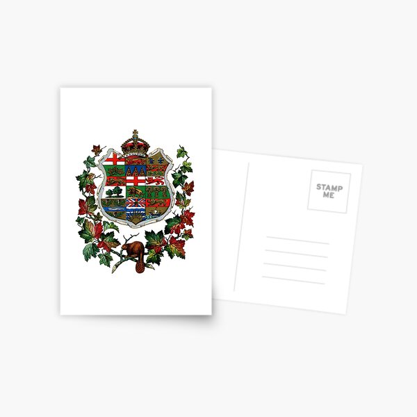 1905 Canadian Coat of Arms Postcard
