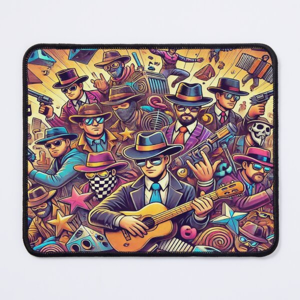 Item preview, Funky Space Cowboy Pyramid Party – Perfect Holiday Gift,Cadeau de vacances, Regalo de vacaciones, Festtagsgeschenk designed and sold by Imaginarium of Chaos falcon88 .