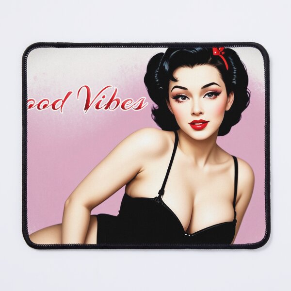Item preview, Good Vibes Pin up designed and sold by VisionaryMode.