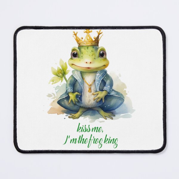 Item preview, Kiss me, I'm the frog king designed and sold by Made-by-Gus.