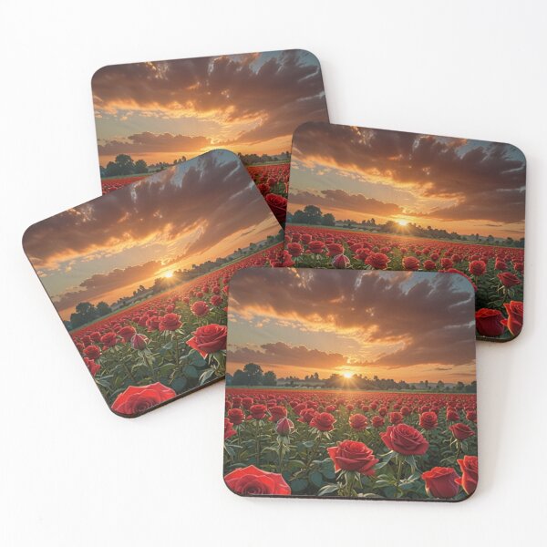 Item preview, Field of Red Roses designed and sold by Enchanting Art Vista.