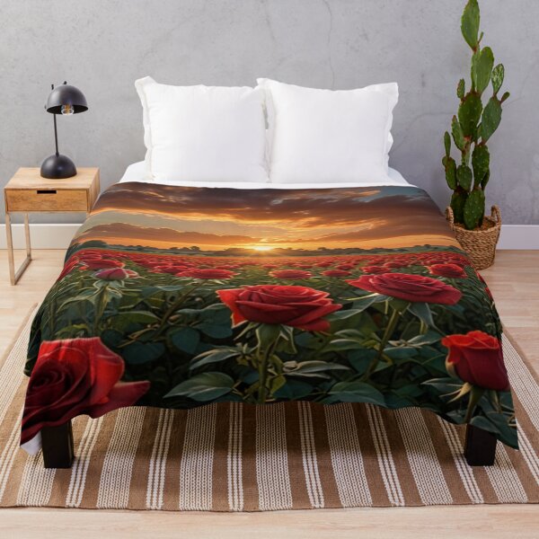 Item preview, Field of Red Roses designed and sold by Enchanting Art Vista.