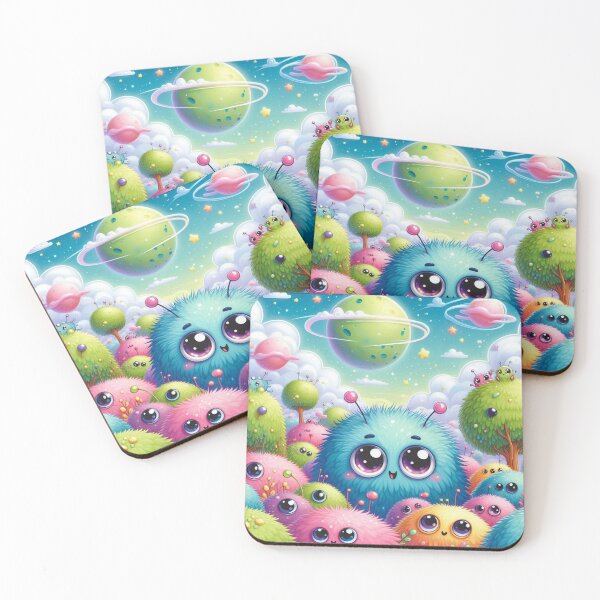 Item preview, Happy Fuzzy Alien Fellas designed and sold by WyckedLynn.