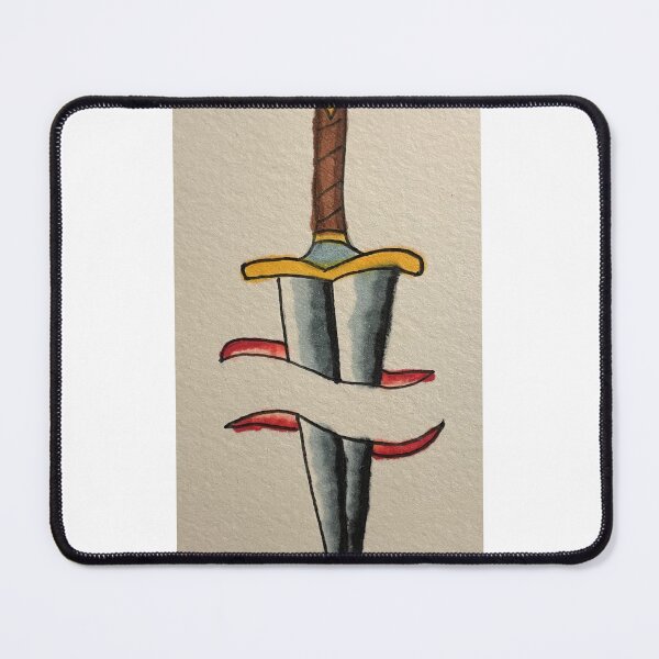 Item preview, Traditional handdrawn dagger designed and sold by indent.