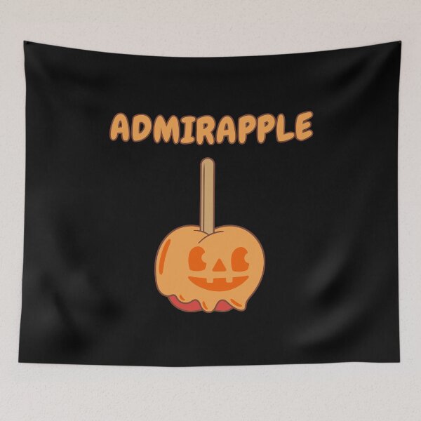 Item preview, Admirapple, funny pumpkin dlazed apple designed and sold by EMMonovi.