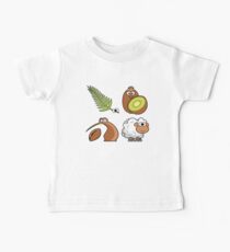 New Zealand Cartoon Figures Baby Tee