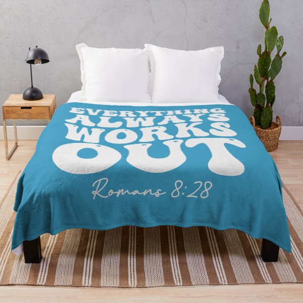Item preview, Everything Always Works Out - Romans 8:28 Inspirational Message designed and sold by TheMagnoliaMama.