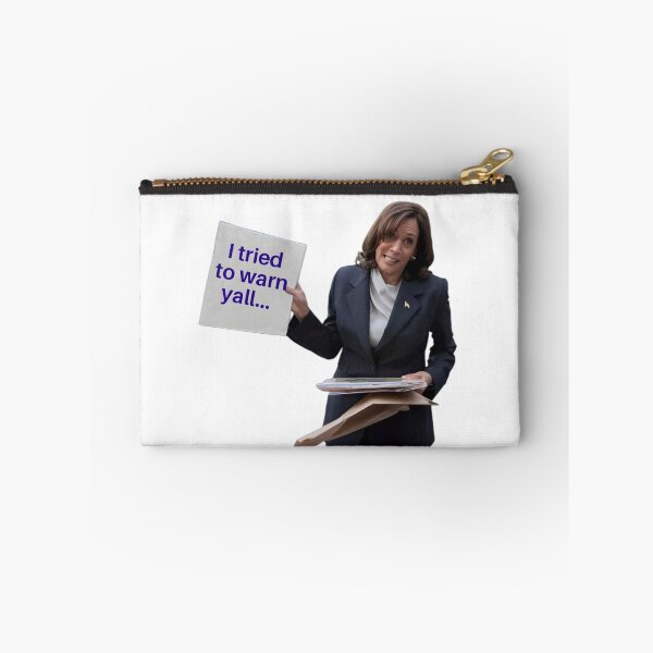 Item preview, "I Tried to Warn Yall" - Kamala Harris designed and sold by AlgorithmArt.
