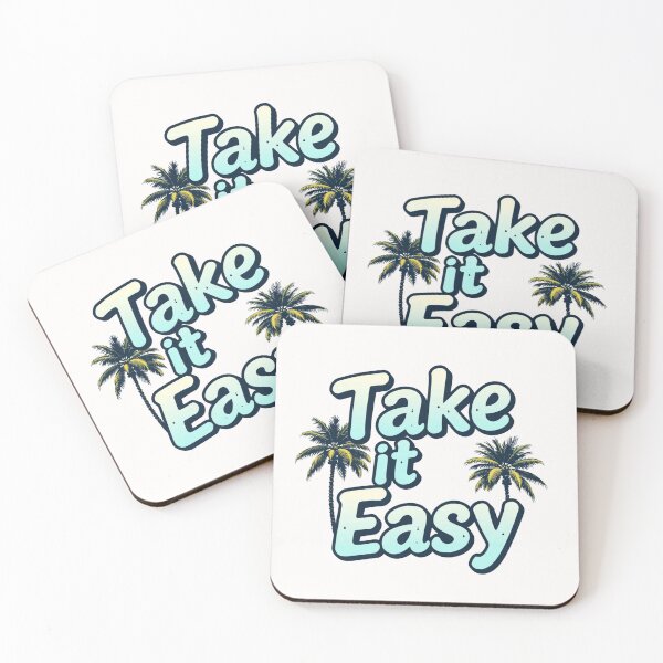 Item preview, Take It Easy Motivational Cool Positivity Optimism Fresh Vibes Art  designed and sold by Kia Blaze.