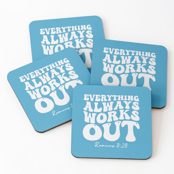 Item preview, Everything Always Works Out - Romans 8:28 Inspirational Message designed and sold by TheMagnoliaMama.