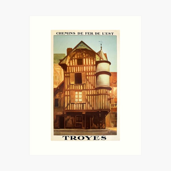 Item preview, Chemins de Fer de l'Est Troyes designed and sold by Donkey's Salad.