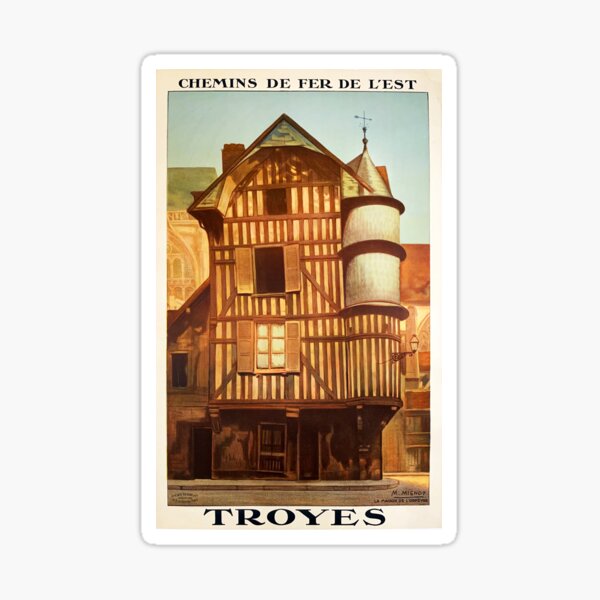 Item preview, Chemins de Fer de l'Est Troyes designed and sold by Donkey's Salad.