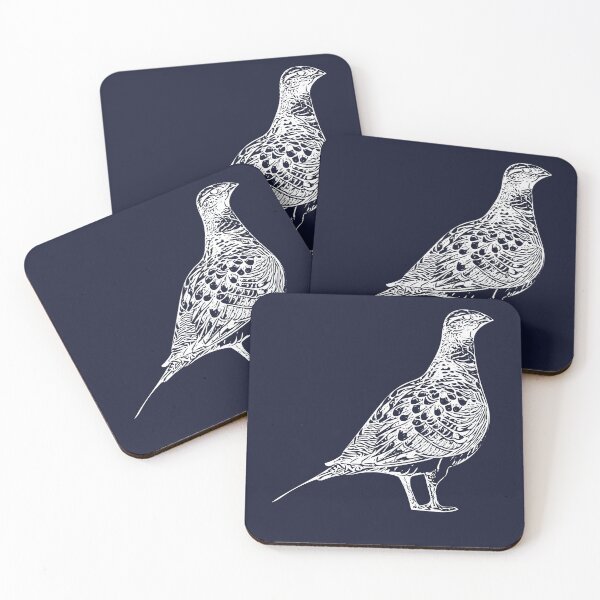 Item preview, Pin-tailed Sandgrouse White Design  designed and sold by designsasstultd.