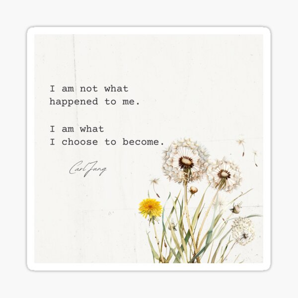 Inspirational Life Quote Art Sticker