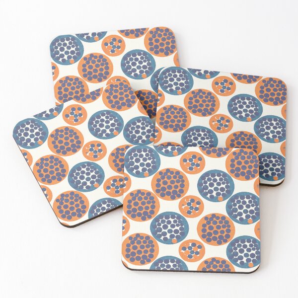 Item preview, Retro bubbles pattern designed and sold by Haji  Kamora.