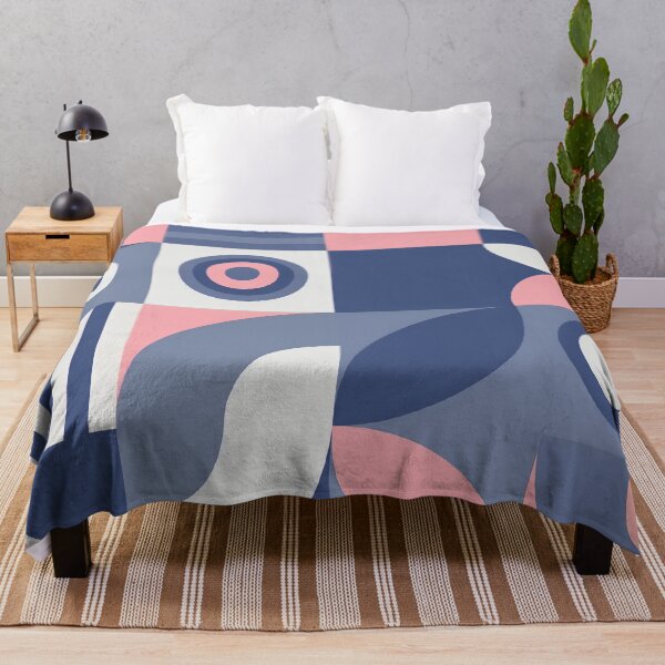 Item preview, Blue and Pink Bauhaus Geometric designed and sold by HikaryChan.