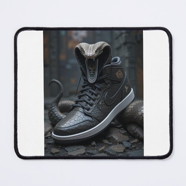 Item preview, Black Snake Sneakers  Luxury Reptile-Inspired Shoe Art designed and sold by PRIME4YOU.