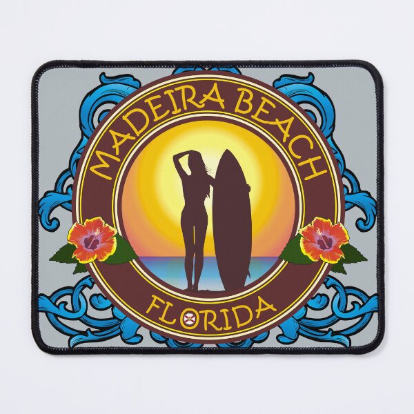 Item preview, Madeira Beach surfer girl designed and sold by studioss76.