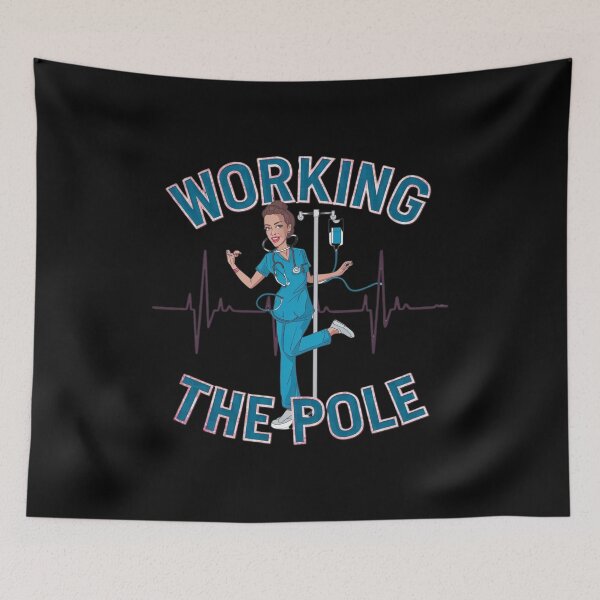 Item preview, Working the pole nurse designed and sold by Mateusz Majcherek.