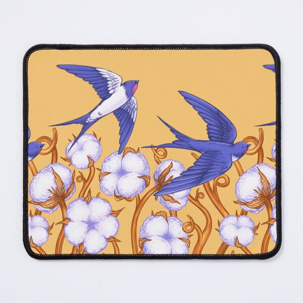 Item preview, Swallow birds and cotton flowers designed and sold by liiafis.