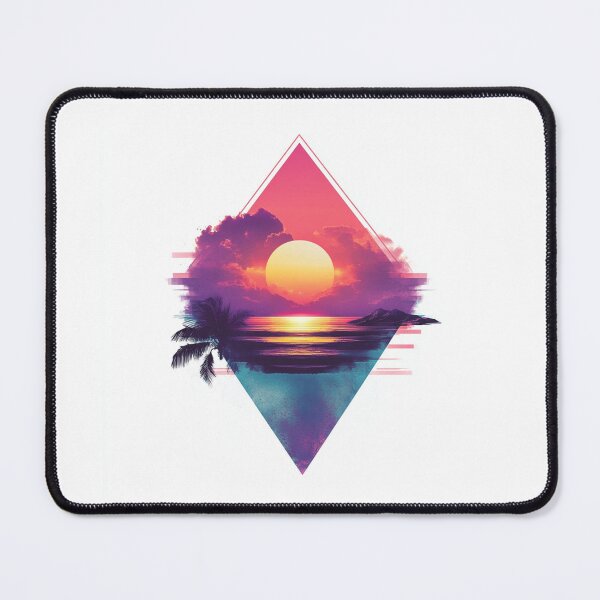 Item preview, Vaporwave Sunset designed and sold by WonderfulWolves.