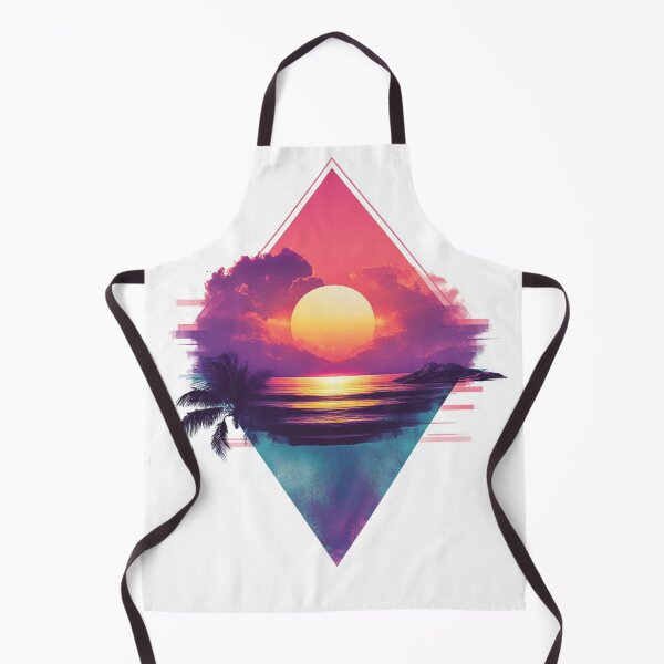 Item preview, Vaporwave Sunset designed and sold by WonderfulWolves.