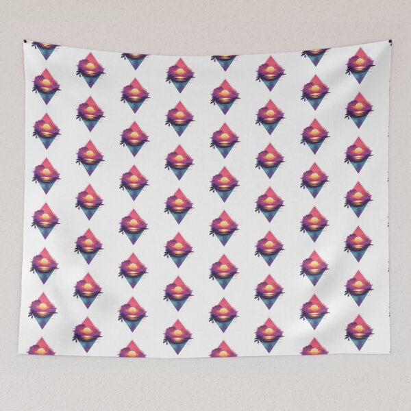 Item preview, Vaporwave Sunset designed and sold by WonderfulWolves.