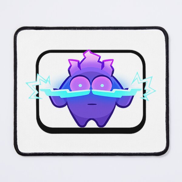 Item preview, Electro Spirit Moustache - Clash Royale Inspired Design designed and sold by ClashInAShort YT.