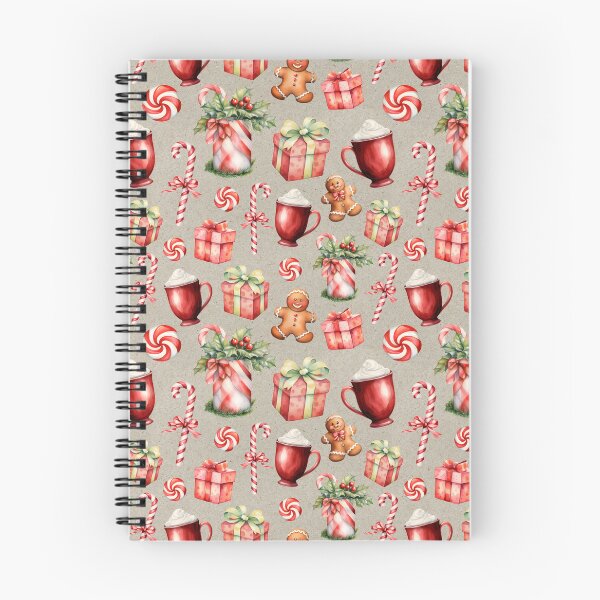 Item preview, Christmas decorations and sweets repeat pattern | seamless pattern design designed and sold by Katarzyna Dembek.