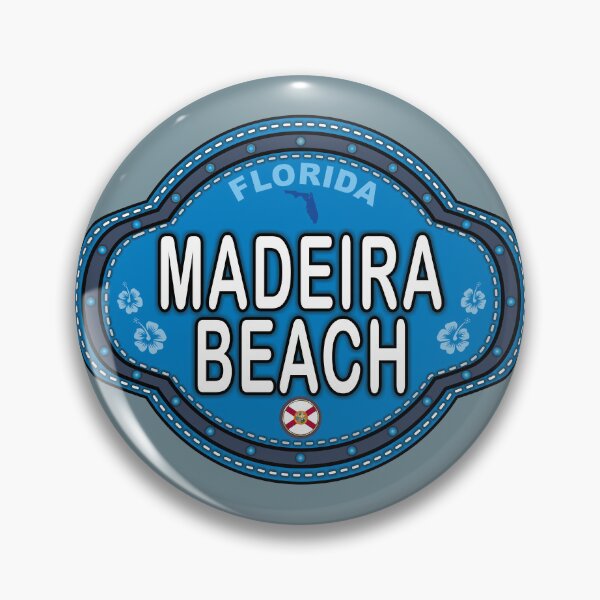 Item preview, Madeira Beach Florida stitching effect designed and sold by studioss76.