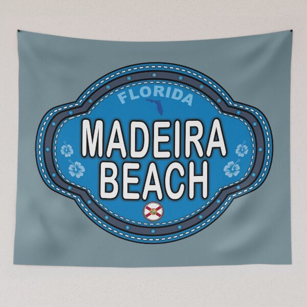 Item preview, Madeira Beach Florida stitching effect designed and sold by studioss76.