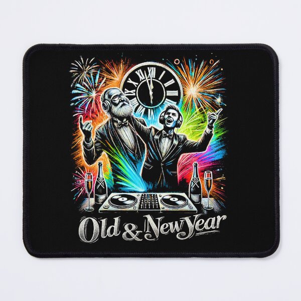 Item preview, Old & New Year - Festive DJ Celebration Design welcome new year 2025 designed and sold by Tabu Touch.
