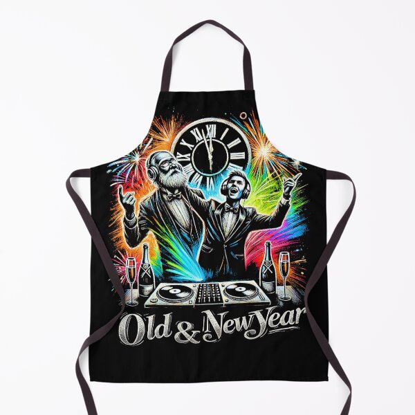 Item preview, Old & New Year - Festive DJ Celebration Design welcome new year 2025 designed and sold by Tabu Touch.