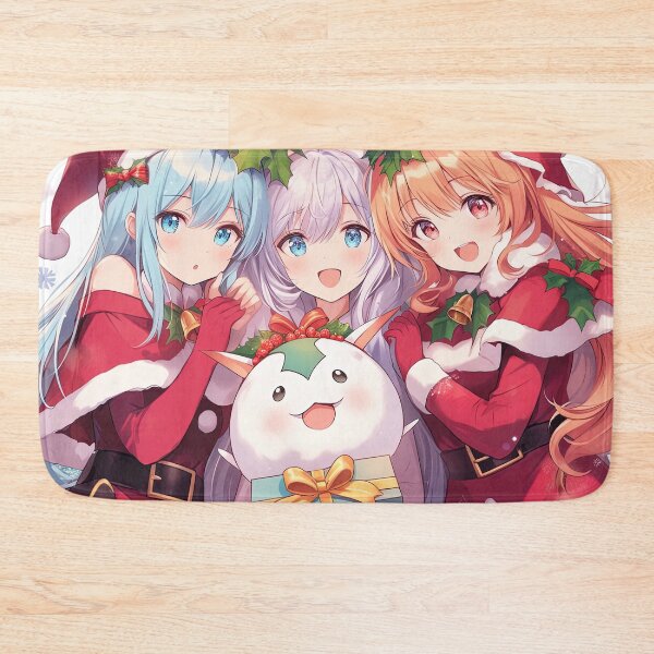 Item preview, Festive Holly Anime Elves designed and sold by bubblegoth.