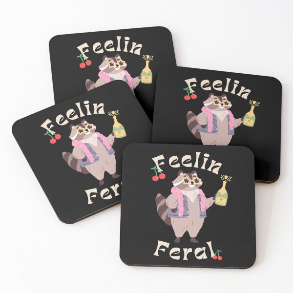 Item preview, Feeling Feral Racoon designed and sold by EmoryGeis.