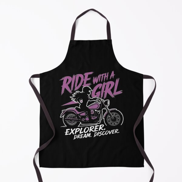 Item preview, Ride with a Girl - Motorcycle Adventure Design for Explorers designed and sold by love3617.