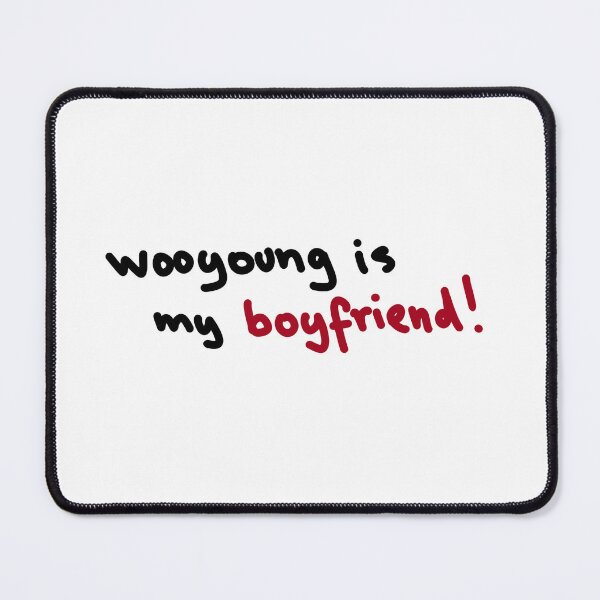 Item preview, wooyoung is my boyfriend, ateez designed and sold by kattcherry.