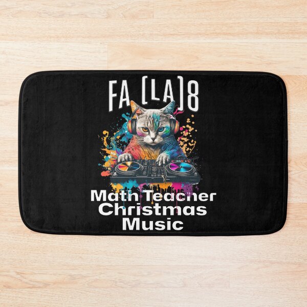 Item preview, FA (LA)8 Math Teacher Christmas Music  designed and sold by Dominic-Design.