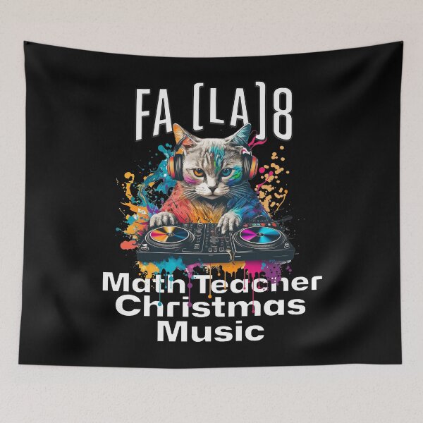 Item preview, FA (LA)8 Math Teacher Christmas Music  designed and sold by Dominic-Design.