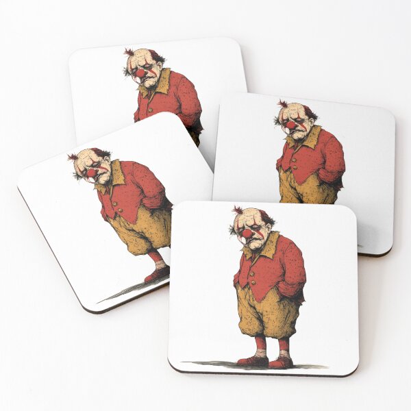 Item preview, Old melancholy clown designed and sold by liana campbell.