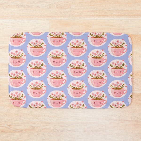 Item preview, Kawaii pink teacup  designed and sold by FlowerItUp.