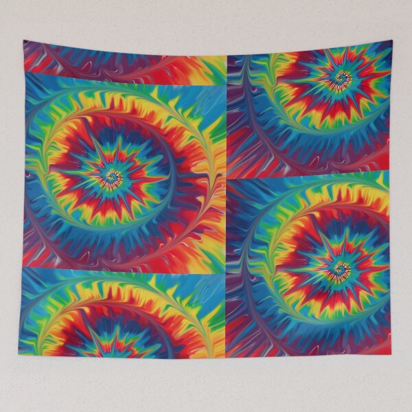 Item preview, Rainbow Tie Dye Spiral designed and sold by AuroraXGreen.
