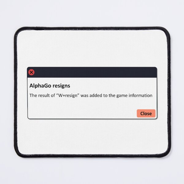 Item preview, AlphaGo resigns designed and sold by x-topia.