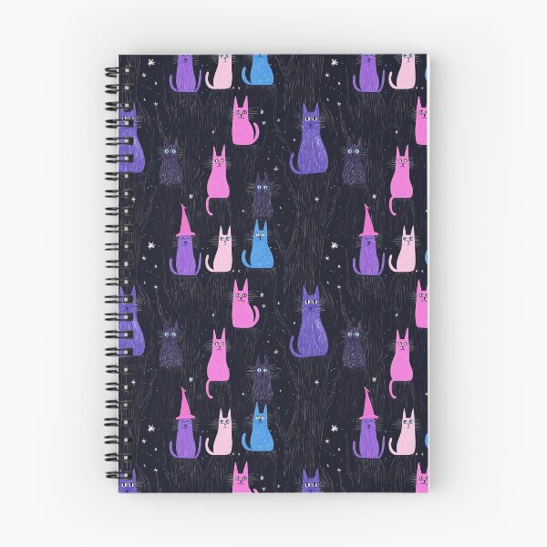 Item preview, Magical Night Cats Pattern designed and sold by MindFulStudios.