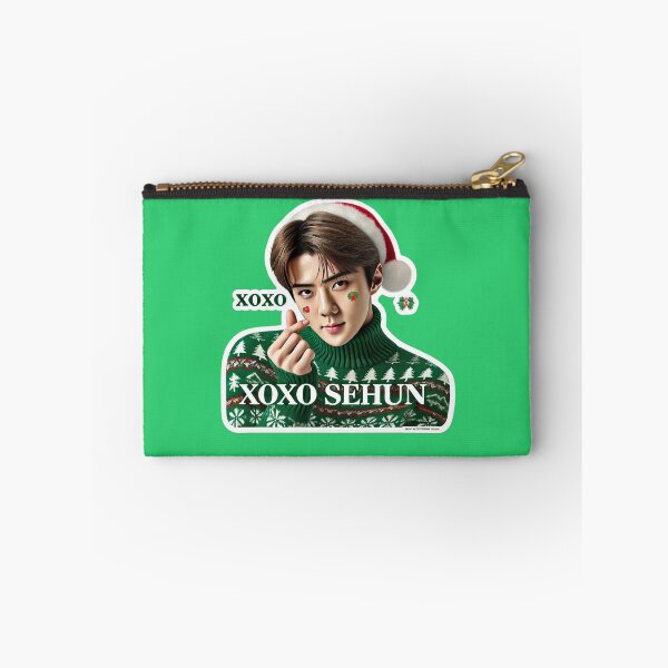 Item preview, Sehun Holiday Sticker | XOXO Festive Collectible for EXO-Ls designed and sold by DEEPDesignsART.