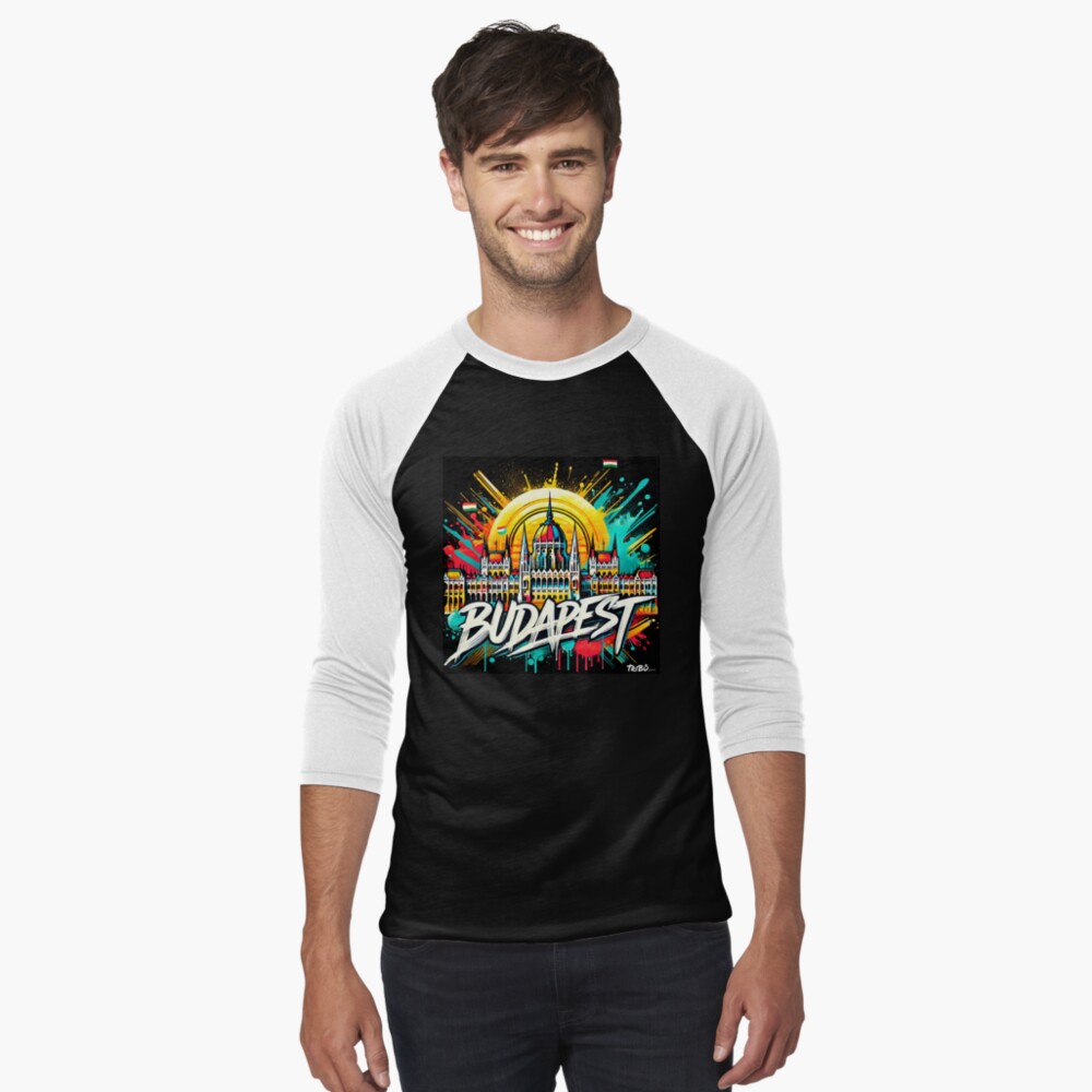 Item preview, Baseball ¾ Sleeve T-Shirt designed and sold by TriBuCity.