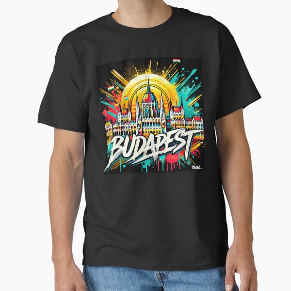 TriBu.City - BUDAPEST BLACK Classic T-Shirt