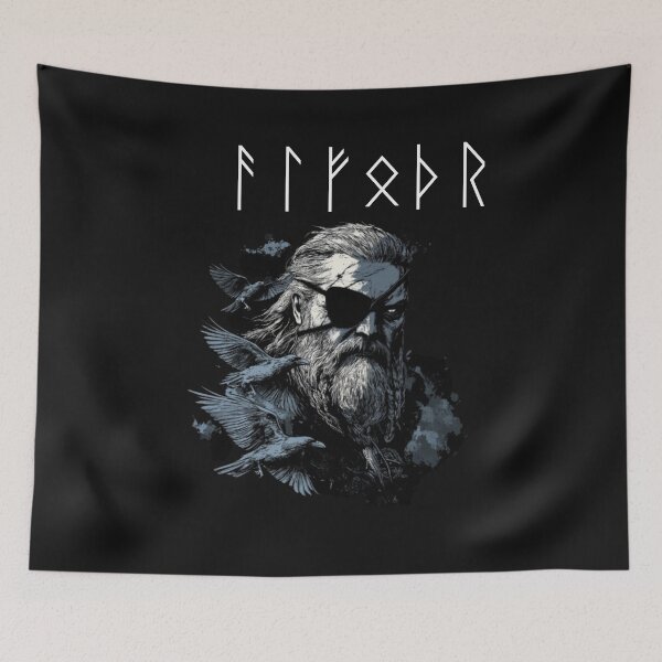 Item preview, Odin the Allfather: Norse Mythology Runic Design designed and sold by Kotodama.