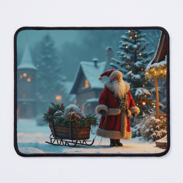 Item preview, cute Santa Claus is coming to town - Christmas magic - Merry Christmas designed and sold by Connys Colorful World.